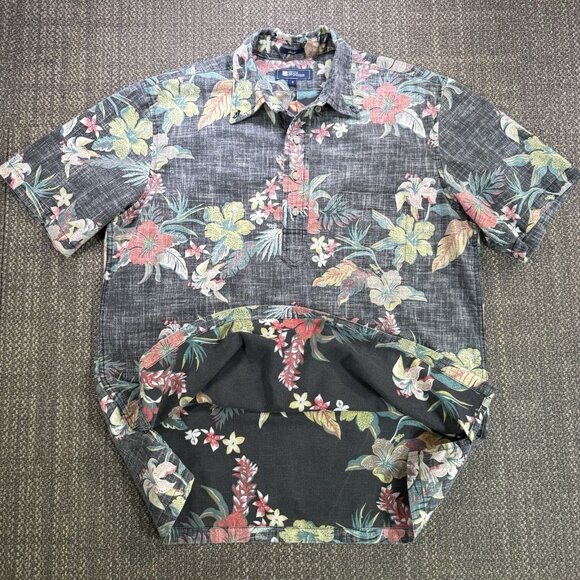 Reyn Spooner Hawaiian Shirt Floral Reverse Print - Picture 4 of 8